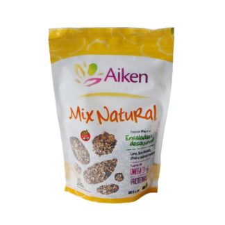 Aiken Foods - Mix Natural (Lino, Lino dorado, chia y quinoa tostada) 250 gr