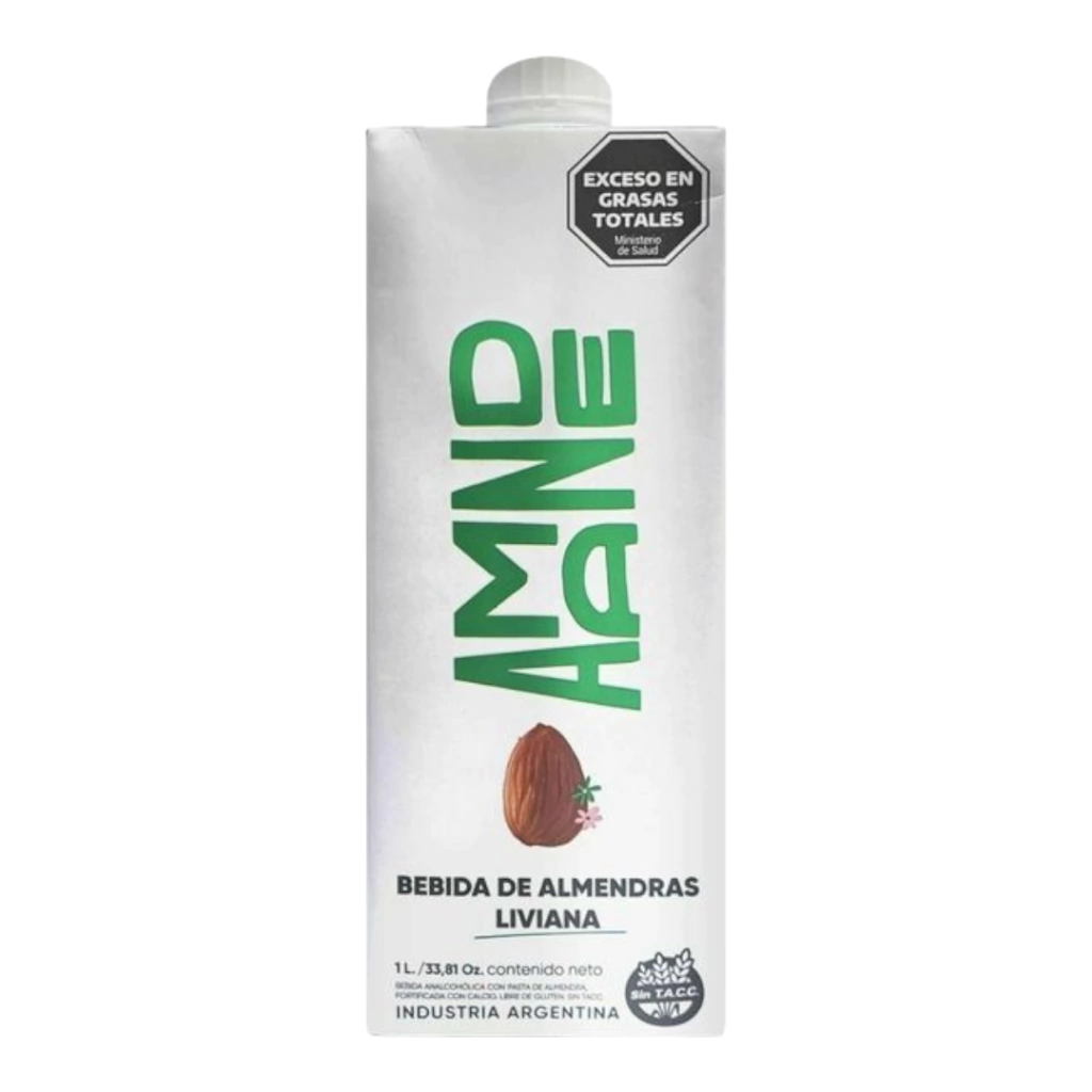 Amande - Bebida de almendras original liviana (1lt envase tetrapack)