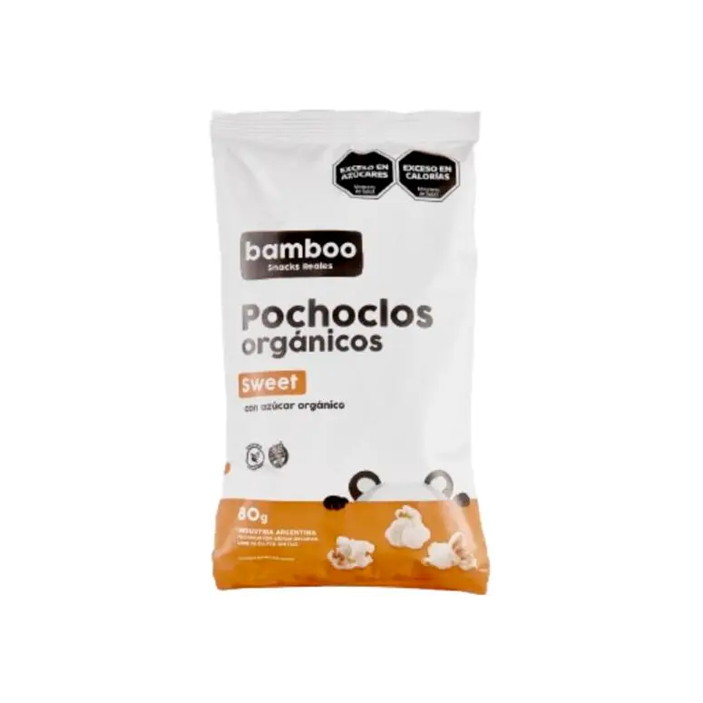 Bamboo - Pochoclos orgánicos con azúcar orgánica (80gr)