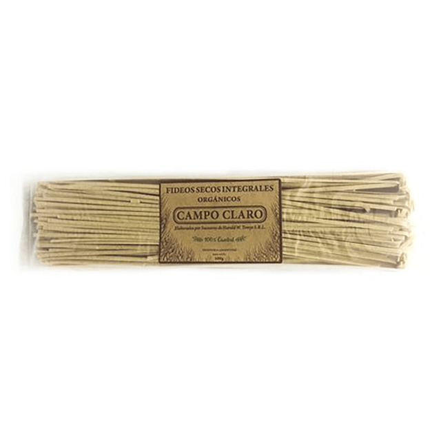 Campo claro - Fideos integrales candeal fetuccini organicos 