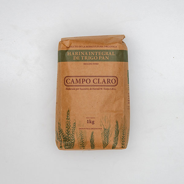 Campo claro - Harina integral de trigo pan (1 kilo)