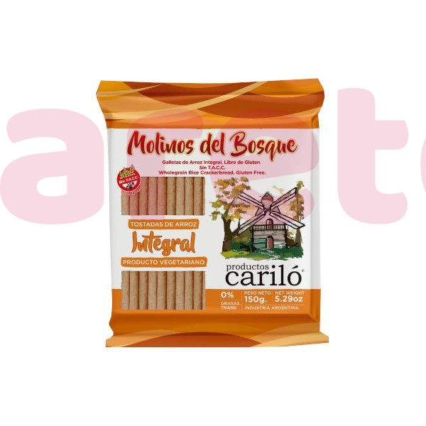 Carilo - Tostadas de arroz integrales (150gr)