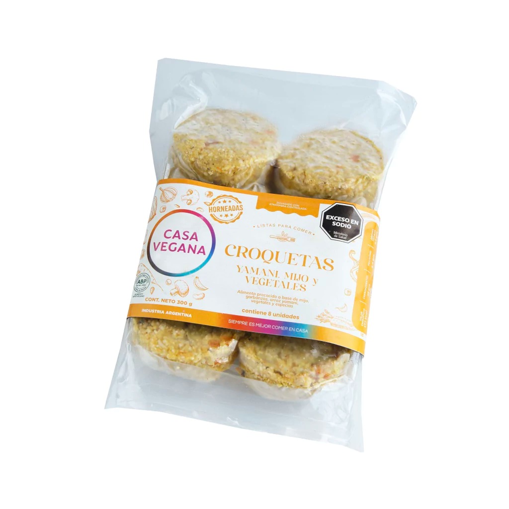 Casa Vegana - Croquetas de Yamani, Mijo y Vegetales (300gr)