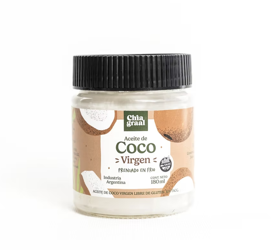 Chiagraal - Aceite de coco virgen (180ml)