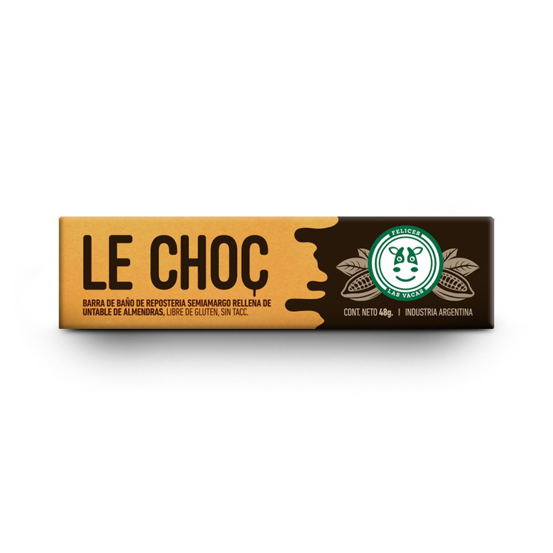 Felices Las Vacas - Barra de chocolate le choc (12 unidades de 48 gr)