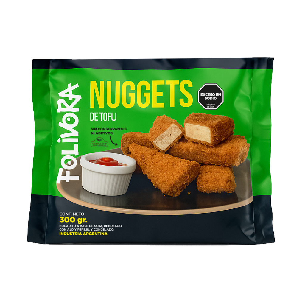 Folivora - Nuggets de tofu (300gr Pack por 8 unidades)