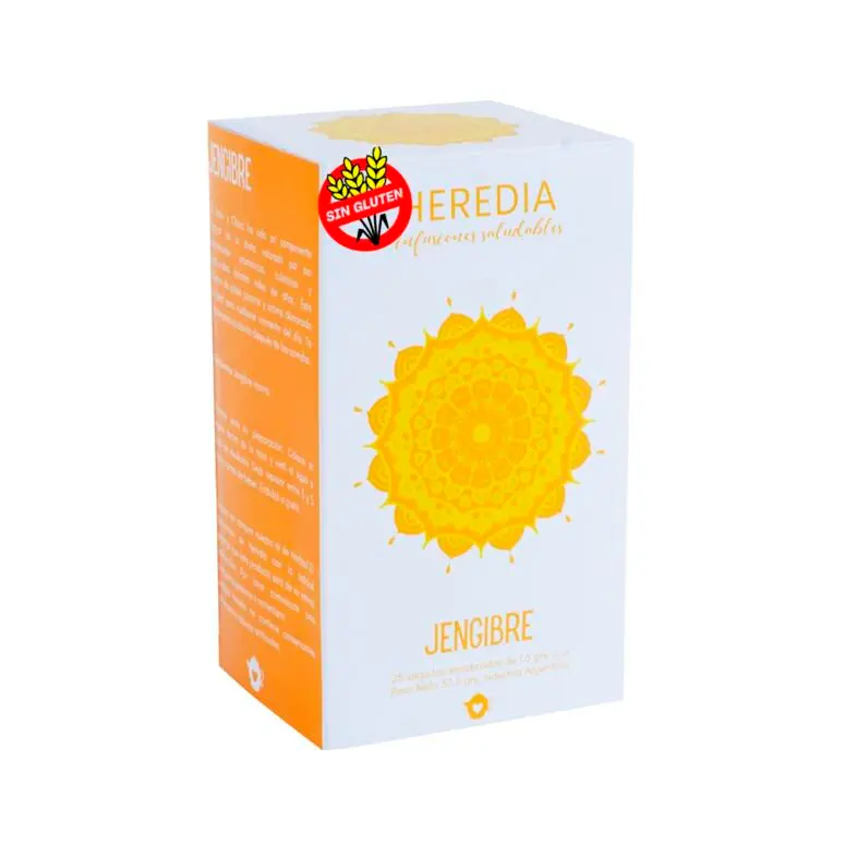 Heredia - Te Jengibre Monohierbas (25 saquitos)