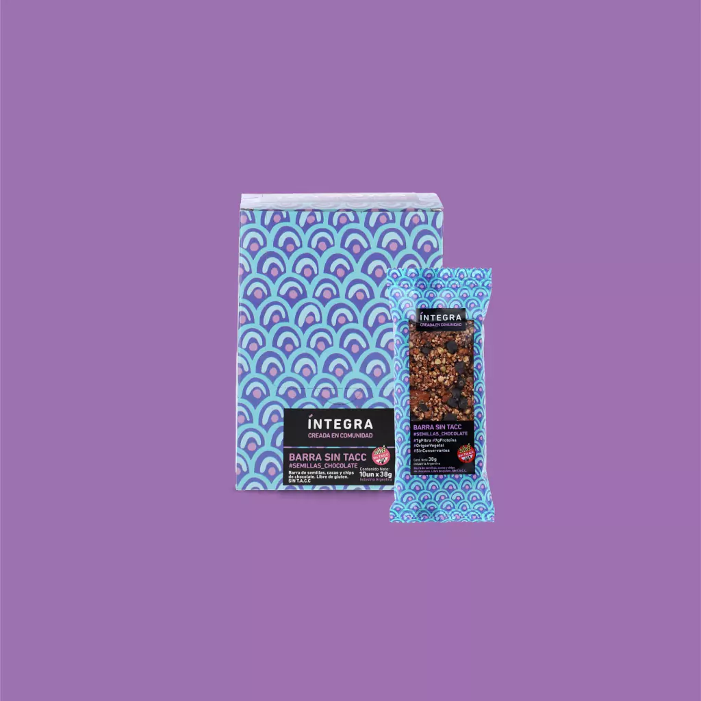 Integra - Barritas de cereal Semillas con chocolate (x10u)