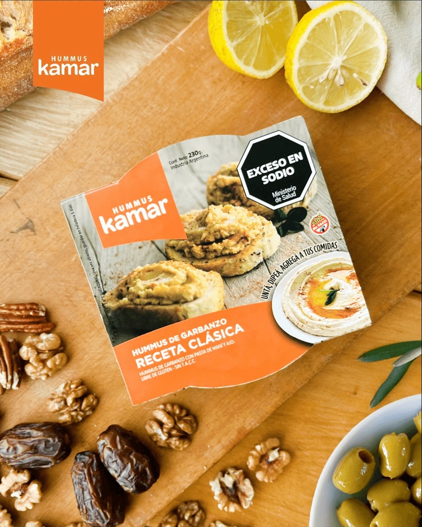 Kamar - Hummus clásico (230gr)