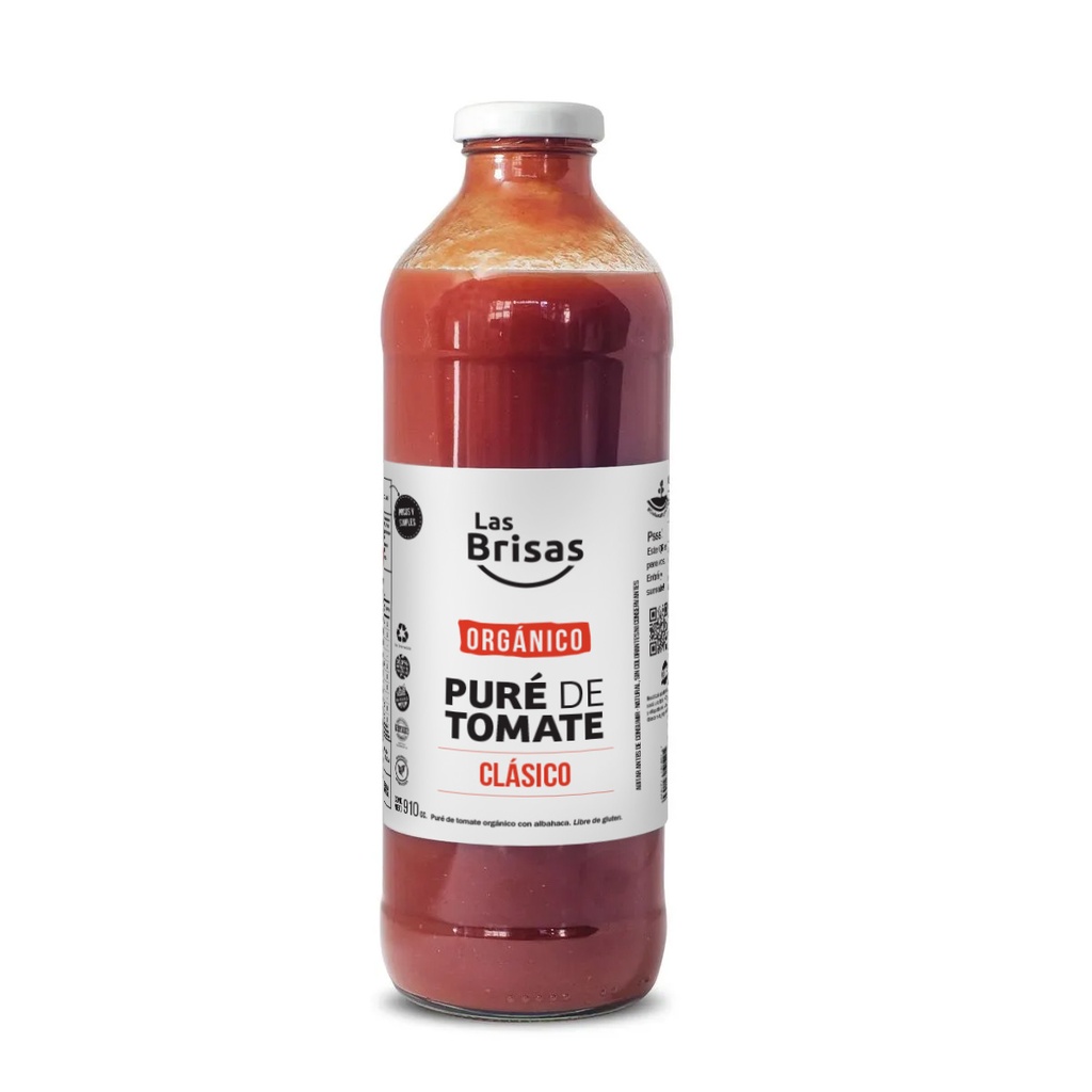 Las Brisas - Pure de Tomate Organico Clasico (910 cc)