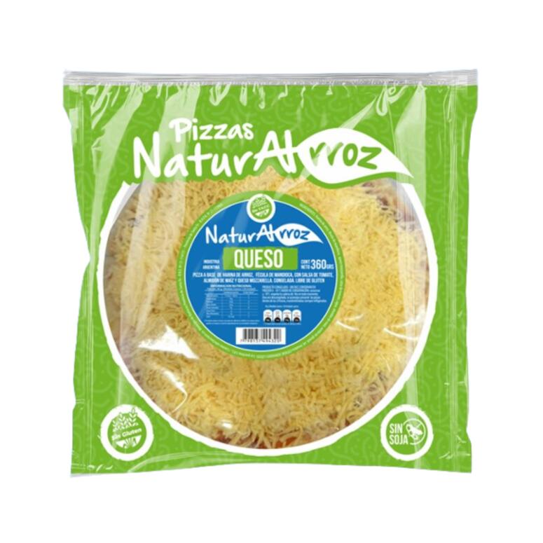 Naturalrroz - Pizzas de Arroz Mozzarella (390gr)