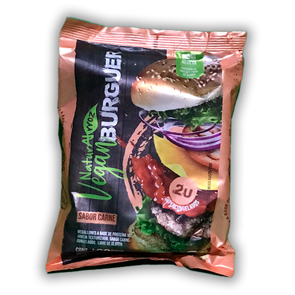 Naturalrroz - Vegan Burger sabor Carne (2 unidades) 190gr