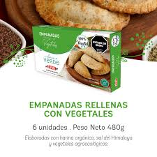 Orali - Empanadas rellenas con vegetales (4 unidades - 320gr)
