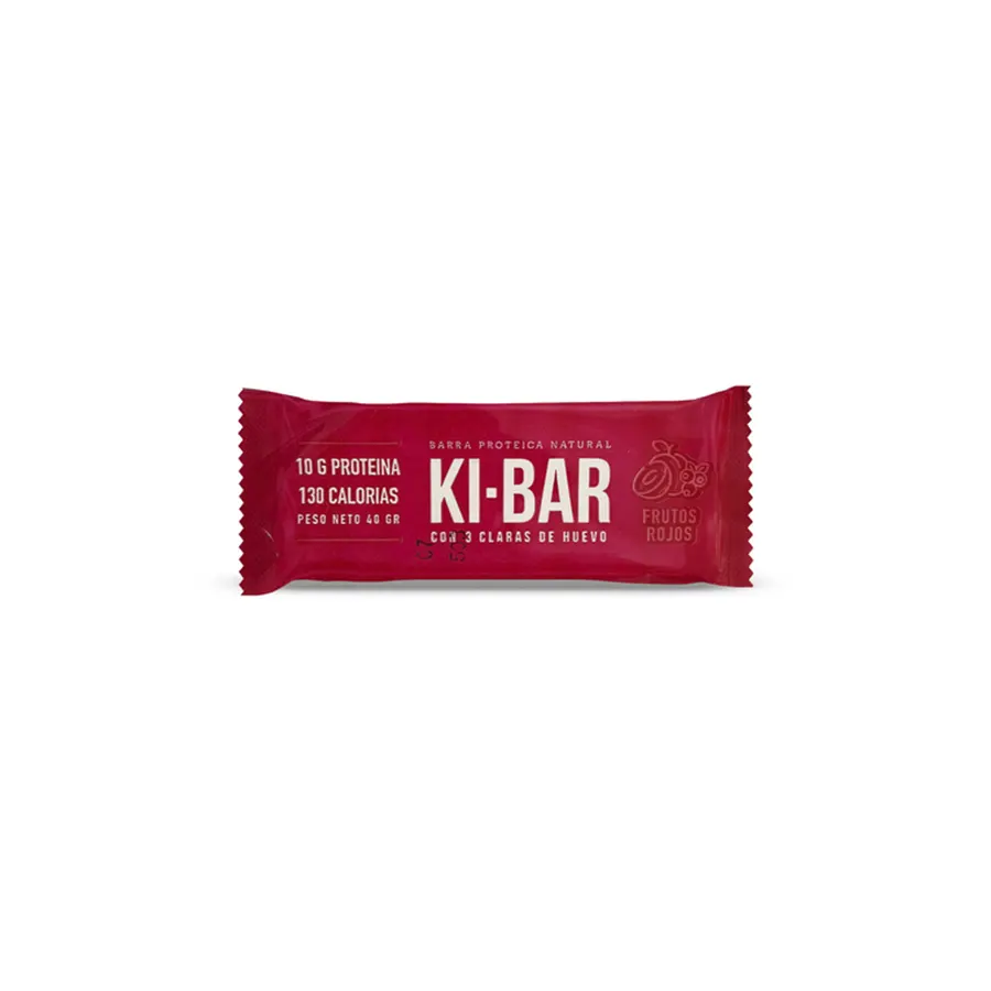 Kibar - Barrita proteica sabor Frutos Rojos (40gr)