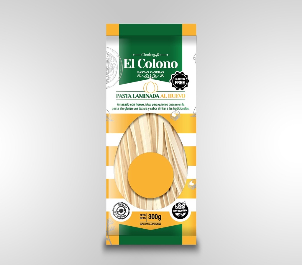 El colono - Pastas laminadas al huevo (300gr)