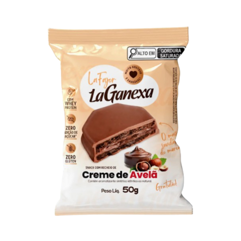 La Ganexa - Alfajor Proteina sabor Avellana x 50 gr
