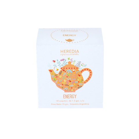 Heredia - Te Energy (10 saquitos)