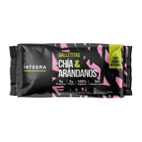 Integra - Galletitas de Chía y Arándanos (72g)