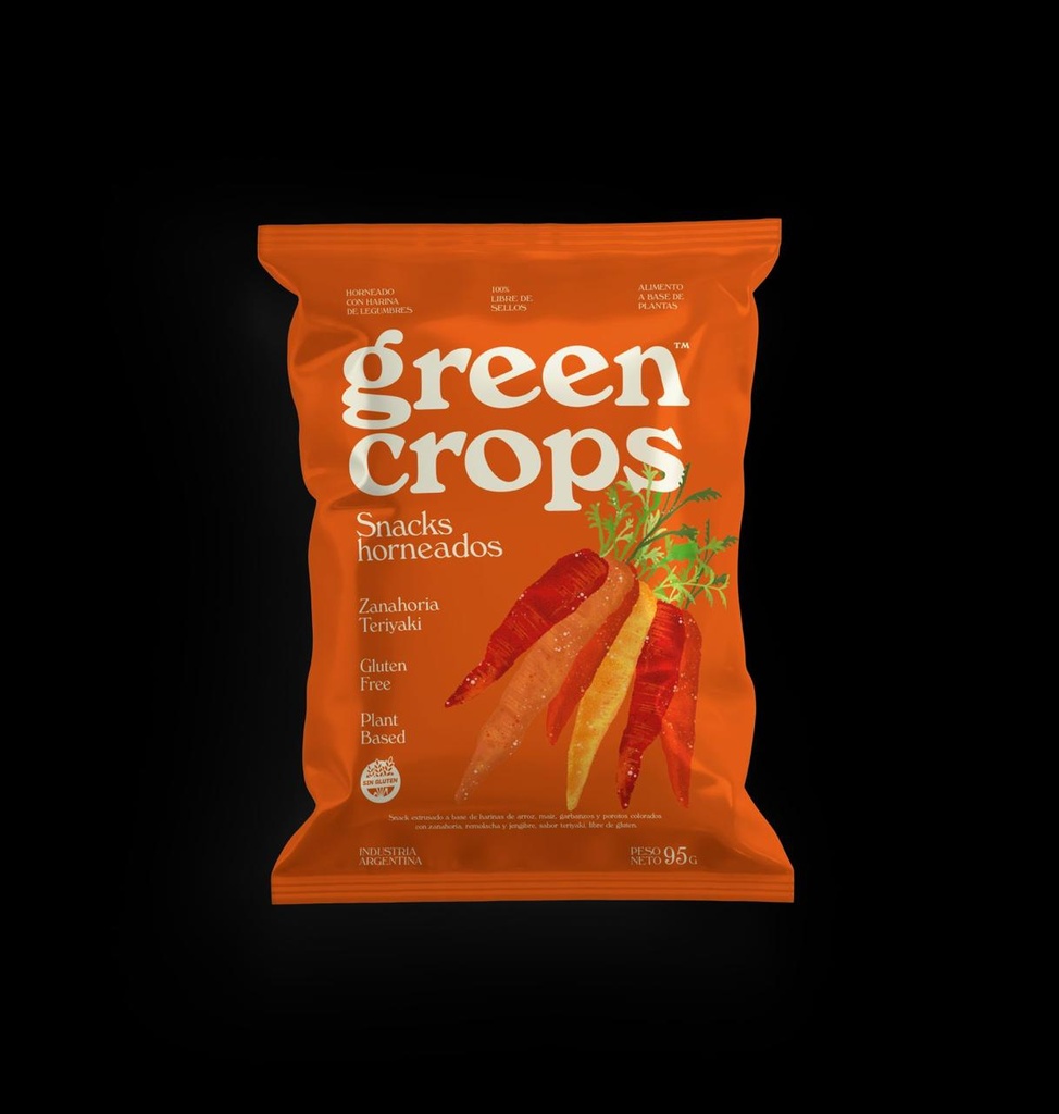 Green crops - Snack sabor Zanahoria Teriyaki(45gr)