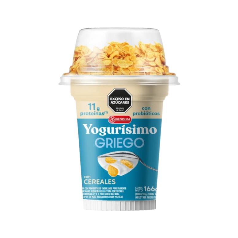 Yogurisimo - Yogur Griego con Cereales x 166g