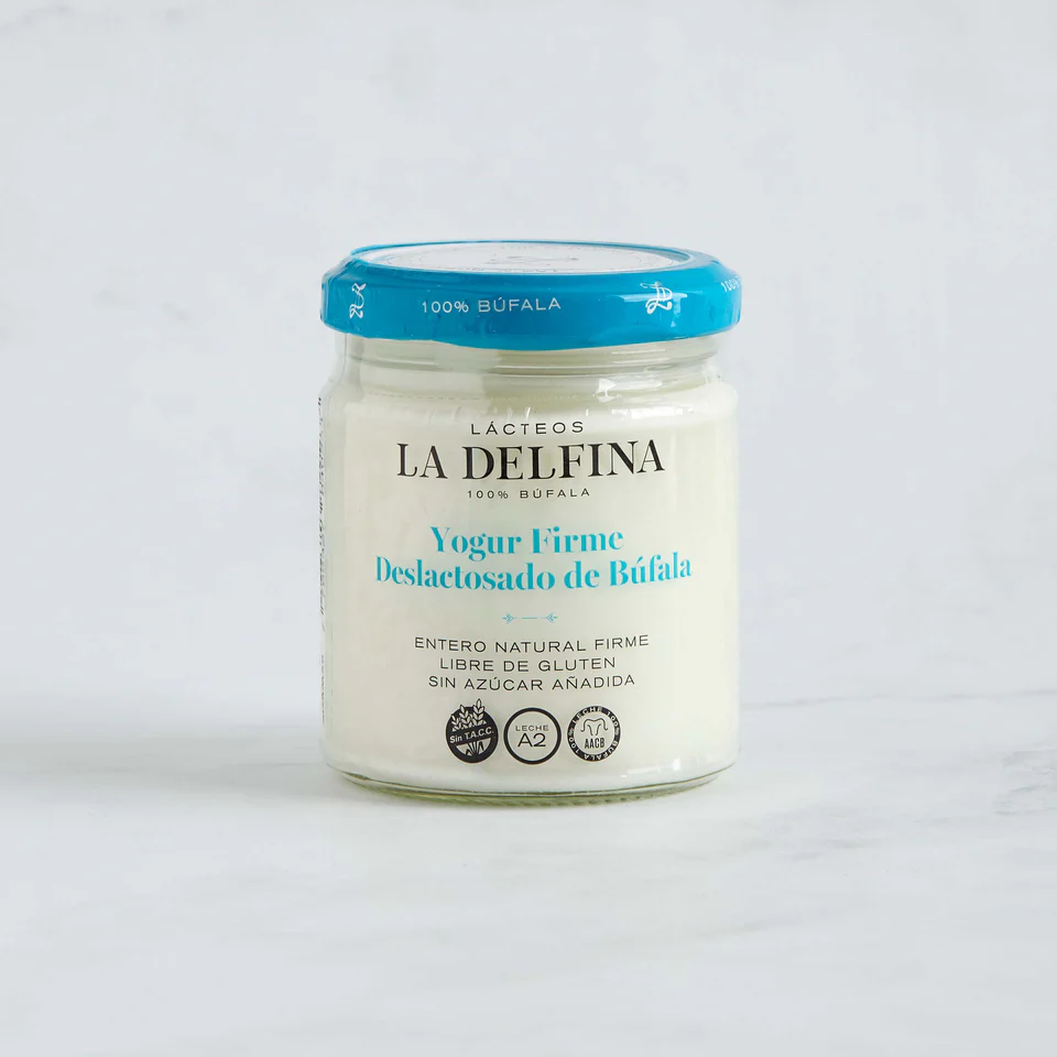 La Delfina - Yogur Firme Deslactosado de Búfala 160 gr