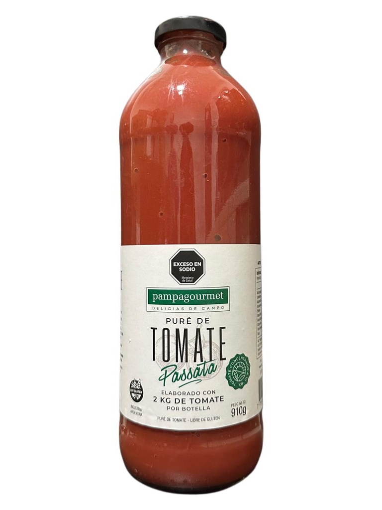 Pampa Gourmet - Pure de Tomate Passata Convencional (910 gr)