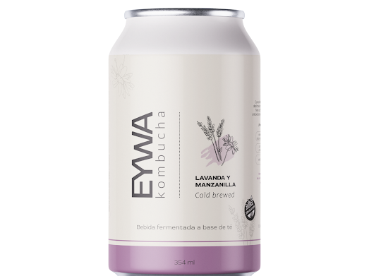 EYWA - Kombucha Sabor Lavanda y Manzanilla 354 ml