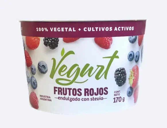 Vegurt - Yogurt Frutos Rojos Vegurt (170gr)