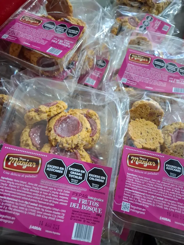 PEPE MANJAR - Pepas Integrales Frutos del Bosque bandeja (250 gr)