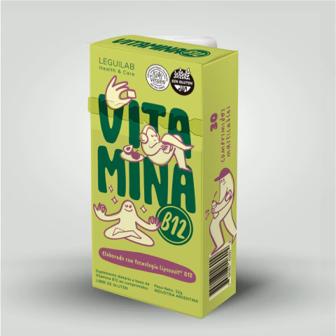 Leguilab -Vitamina B12 Vegan Masticable (30 comprimidos) 