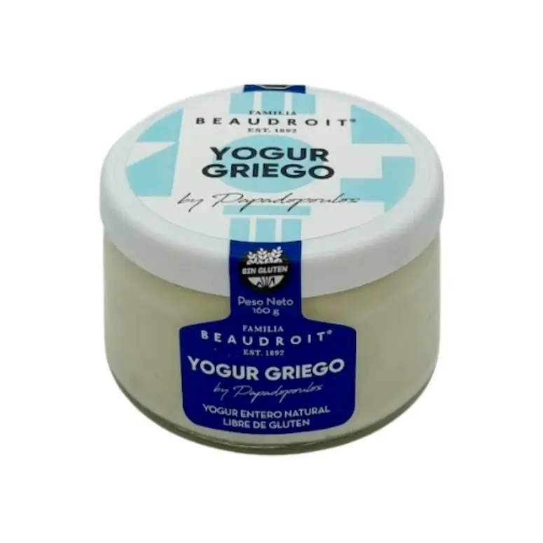 Familia Beaudroit - Yogurt Griego Entero Natural (160gr)