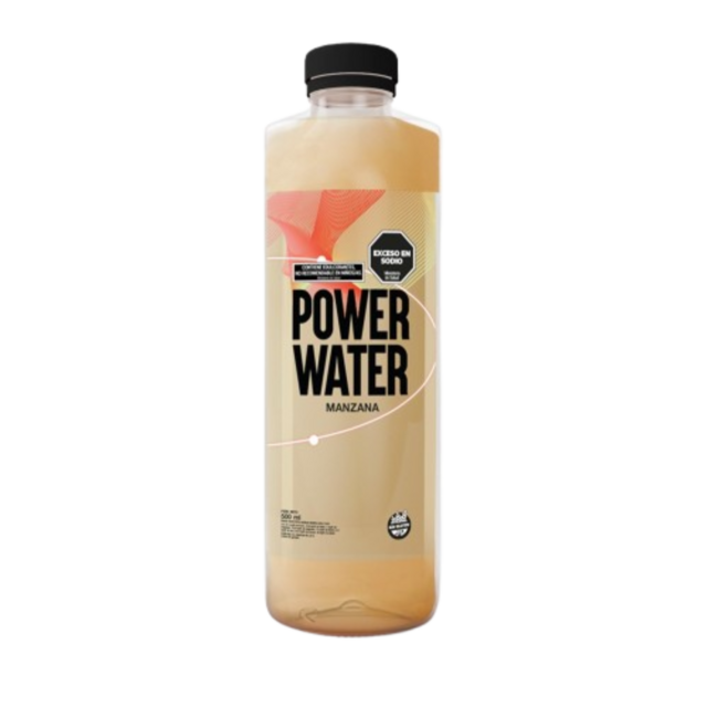 Power Water - Agua Sabor Manzana 500 ml