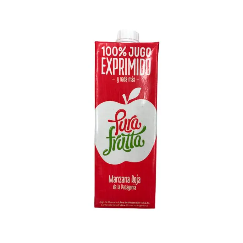 Pura Frutta - Jugo natural sabor manzana roja (1lt)