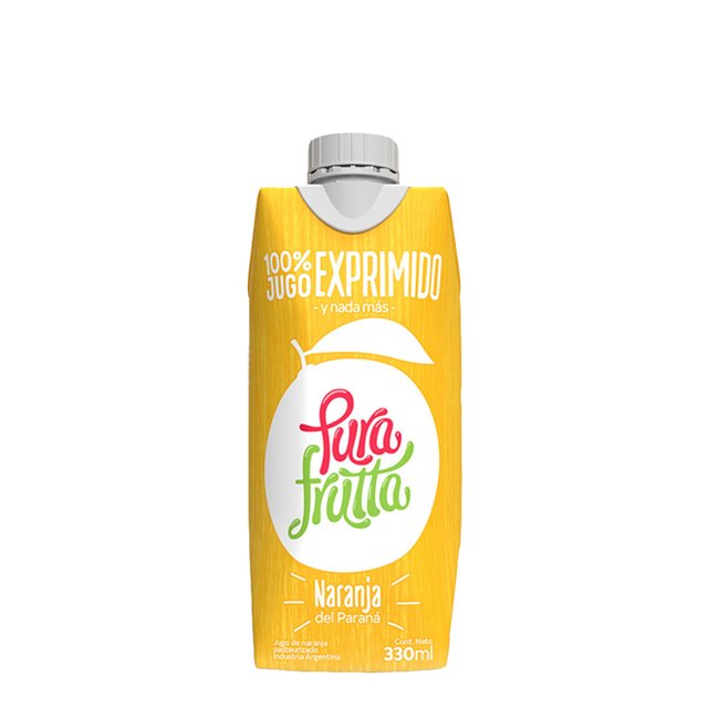 Pura Frutta - Jugo natural sabor naranja (330ml)