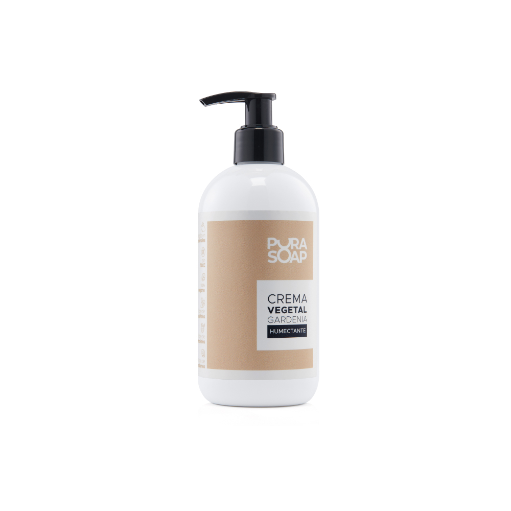 Pura Soap - Crema vegetal corporal gardenia (300ml)
