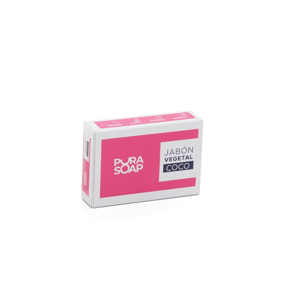 Pura Soap - Jabon vegetal Coco 85 gr