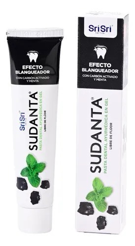 Sri Sri - Sudanta pasta dental ayurvédica en gel Efecto Blanqueador (200gr)
