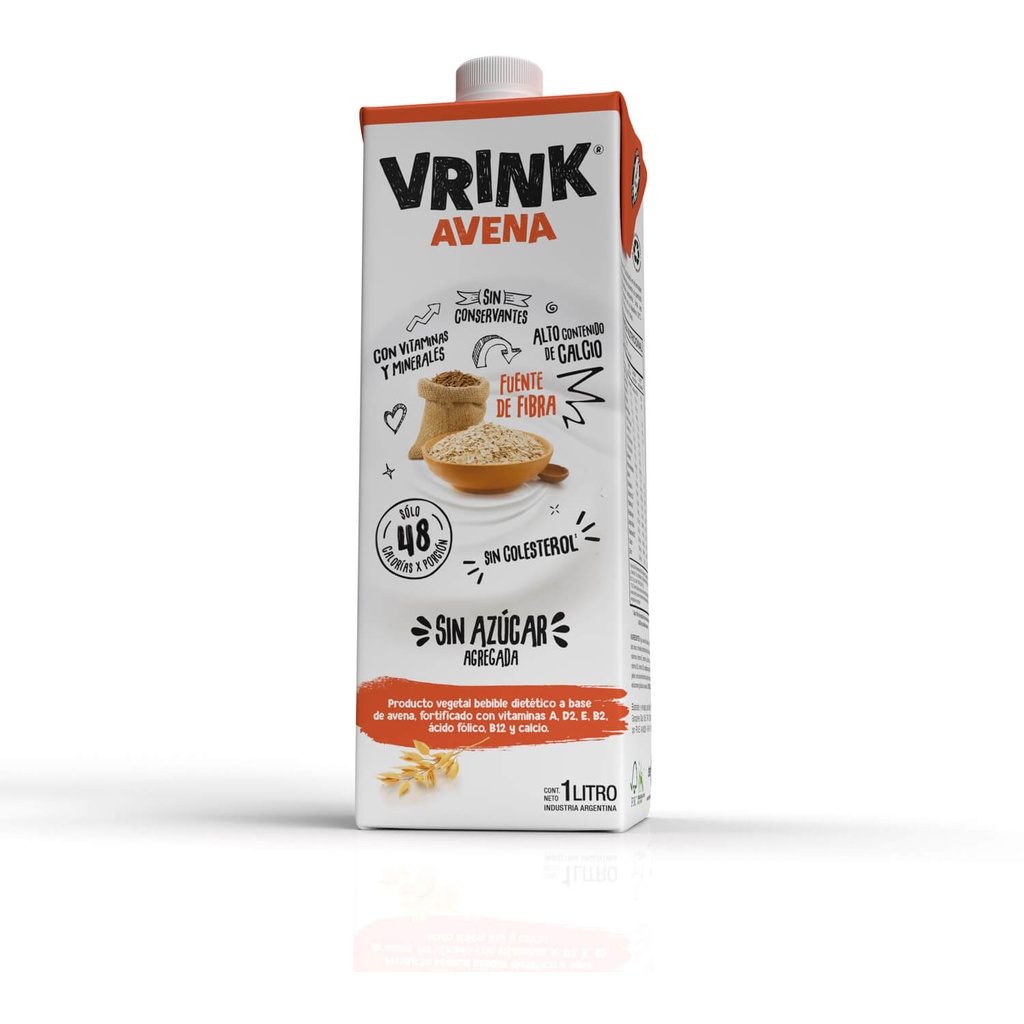 Vrink - Bebida de avena sin azúcar (1lt)