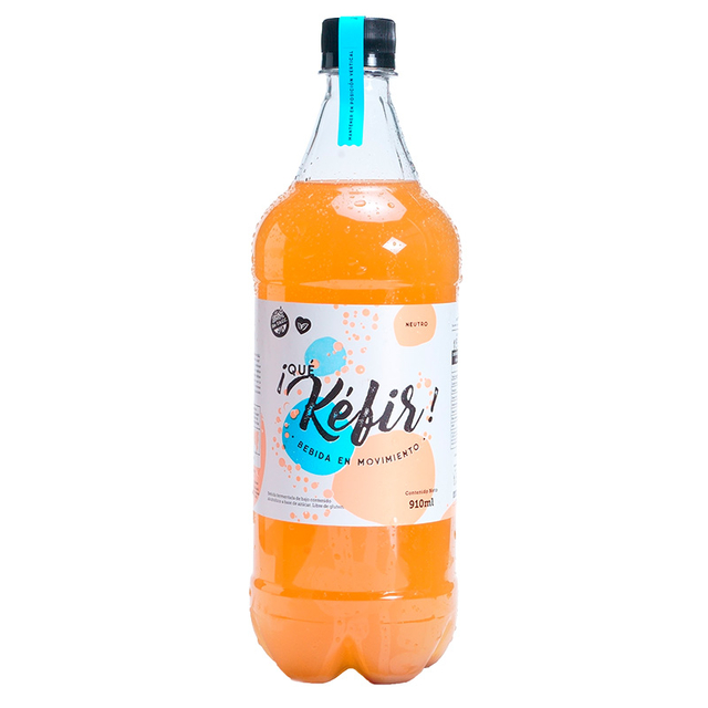 ¡Qué Kefir! - Bebida probiótica sabor manzana y frutilla (1lt)