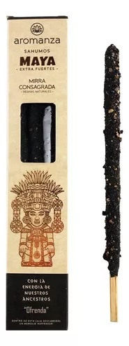 [AROMA021] Aromanza - Sahumo maya mirra consagrada (3 sahumos)