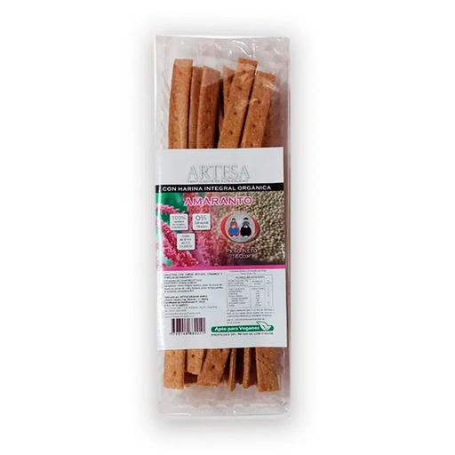 [ARTES014] Artesa - Grisines veganos integrales con amaranto (160gr)