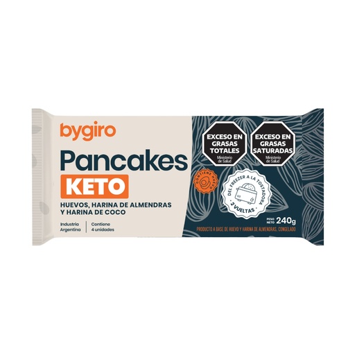 [BYGIR009] Bygiro Pancakes - Pancakes keto (4 unidades - 480gr)