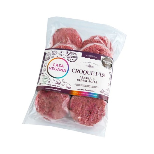 [CASAV001] Casa Vegana - Croquetas de Alubias y Remolacha (300gr)