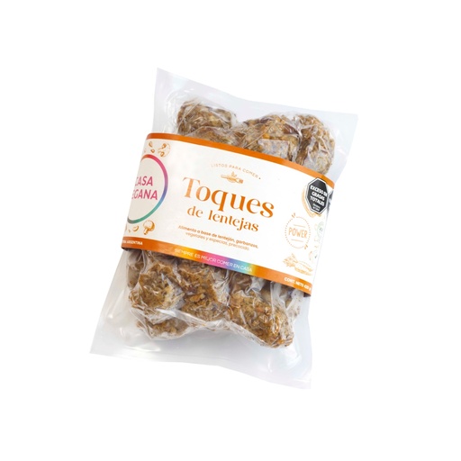[CASAV023] Casa Vegana - Toques de Lentejas (Nuggets) Pack x 20 unidades