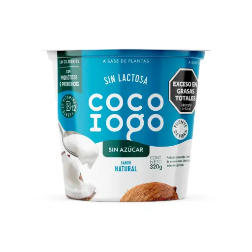 [COCOI011] Coco Iogo - Yogurt vegano sabor natural sin azúcar (320gr)