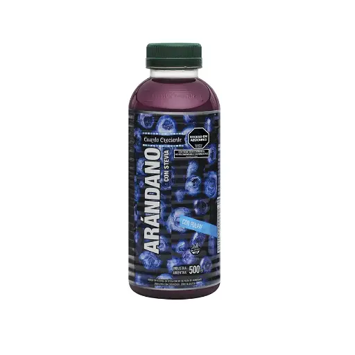 [CUART003] Cuarto creciente - Jugo de Arandano con Stevia (500 ml)