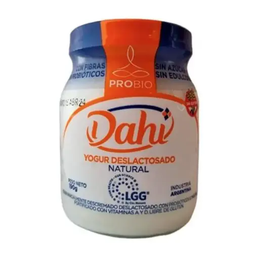 [DAHI026] Dahi - Yogur probio deslactosado sabor natural (190gr)