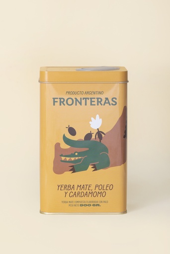 [FRONT021] Fronteras - Yerba mate con poleo y cardamomo (Lata x 500gr)