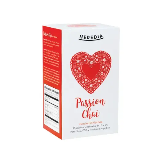 [HERED010] Heredia - Te Passion Chai Bienestar (20 saquitos)