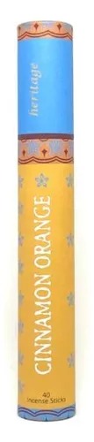 [HERIT001] Heritage - Sahumerios tubo cinnamon orange (40 unidades)